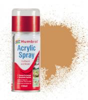 AD6063 Humbrol Number 63 150 ml acrylic paint sand matt aerosol